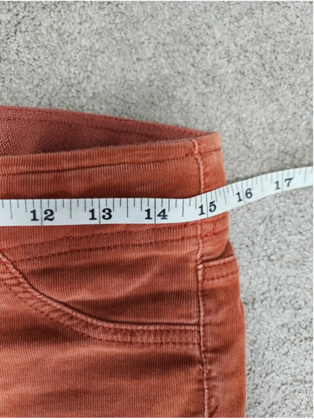 We The Free Low Rise Corduroy Flare Pull On Pants Size 28 Stretchy 70s 60s Bell